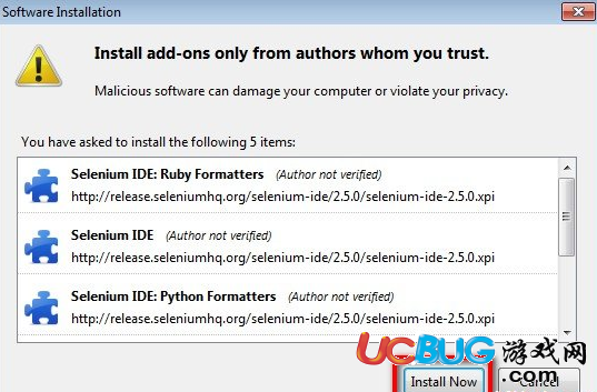 Selenium IDE火狐瀏覽器插件怎么安裝的