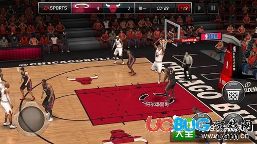 nba live mobile怎么操作——扣籃