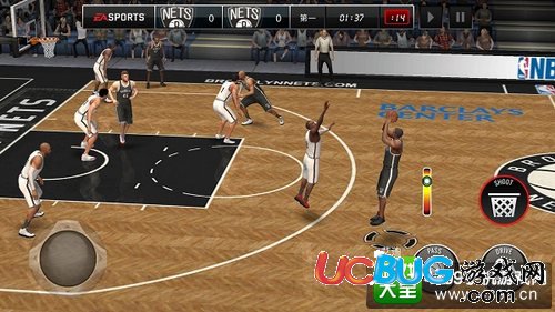 nba live mobile怎么操作——投籃