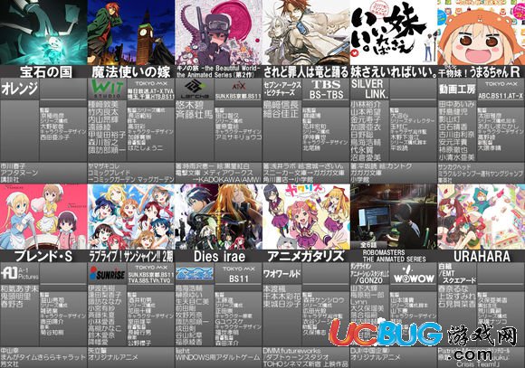 2017嗶哩嗶哩Bilibili10月番劇匯總大全