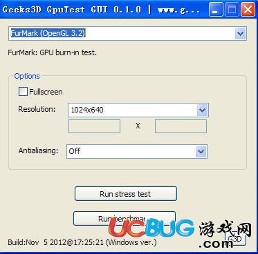 Geeks3D GpuTest GUI下載