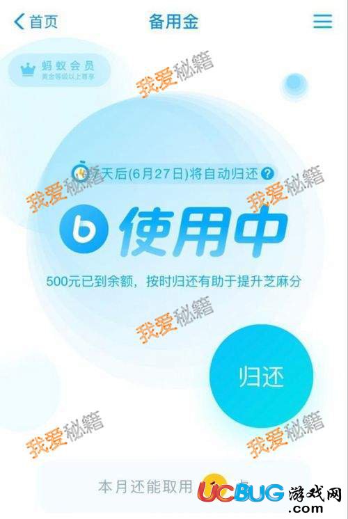 《支付寶備用金》500元每個(gè)月能開(kāi)幾次