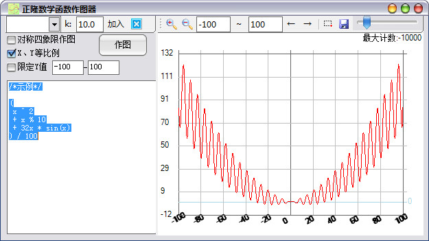 正隆數(shù)學(xué)函數(shù)作圖器