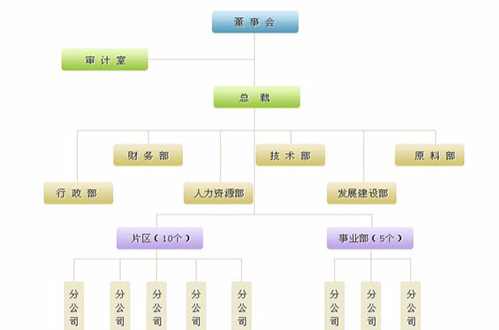 組織結(jié)構(gòu)圖