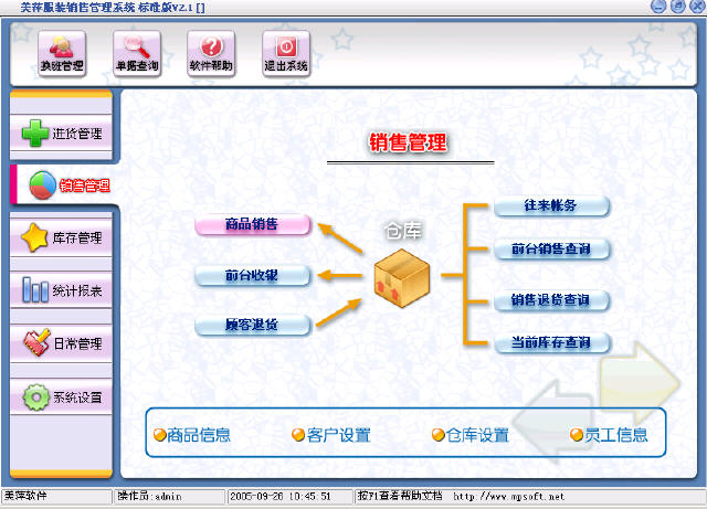 美萍服裝銷售管理系統(tǒng)